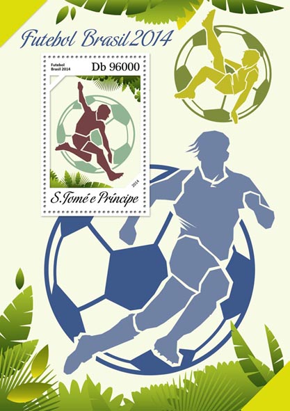 Brazil 2014 - Issue of Sao Tome and Principe postage stamps