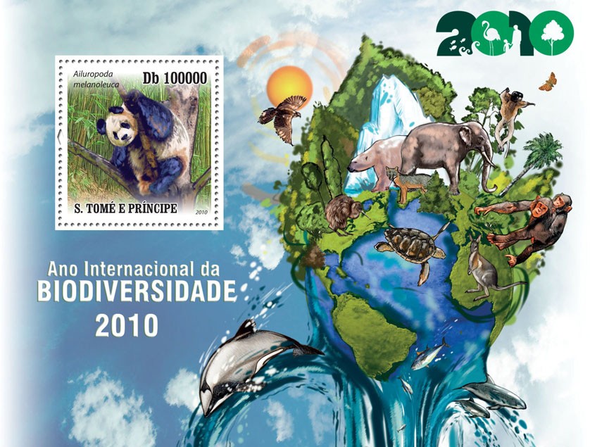 International Year of Biodiversity 2010 - Issue of Sao Tome and Principe postage stamps