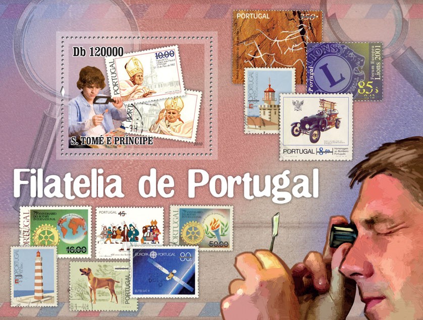 Stamps of Portugal - Issue of Sao Tome and Principe postage stamps