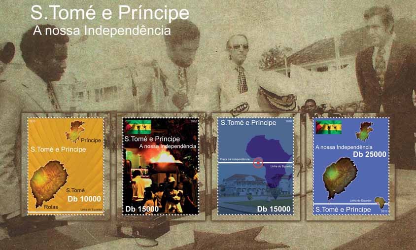 35th Independence of Sao Tome & Principe. - Issue of Sao Tome and Principe postage stamps