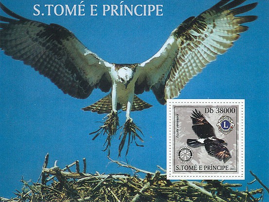 Eagles & Lions-Rotary - Issue of Sao Tome and Principe postage stamps