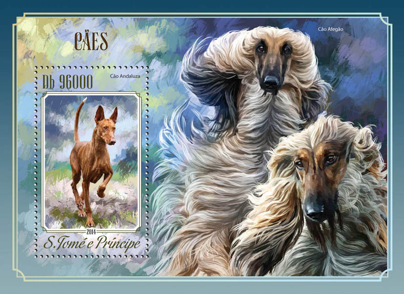 Dogs - Issue of Sao Tome and Principe postage stamps
