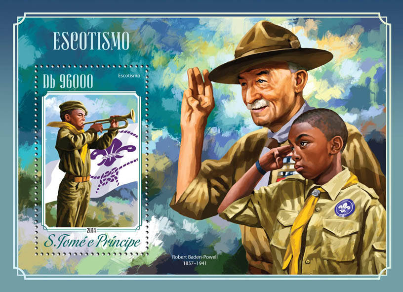 Scouting - Issue of Sao Tome and Principe postage stamps