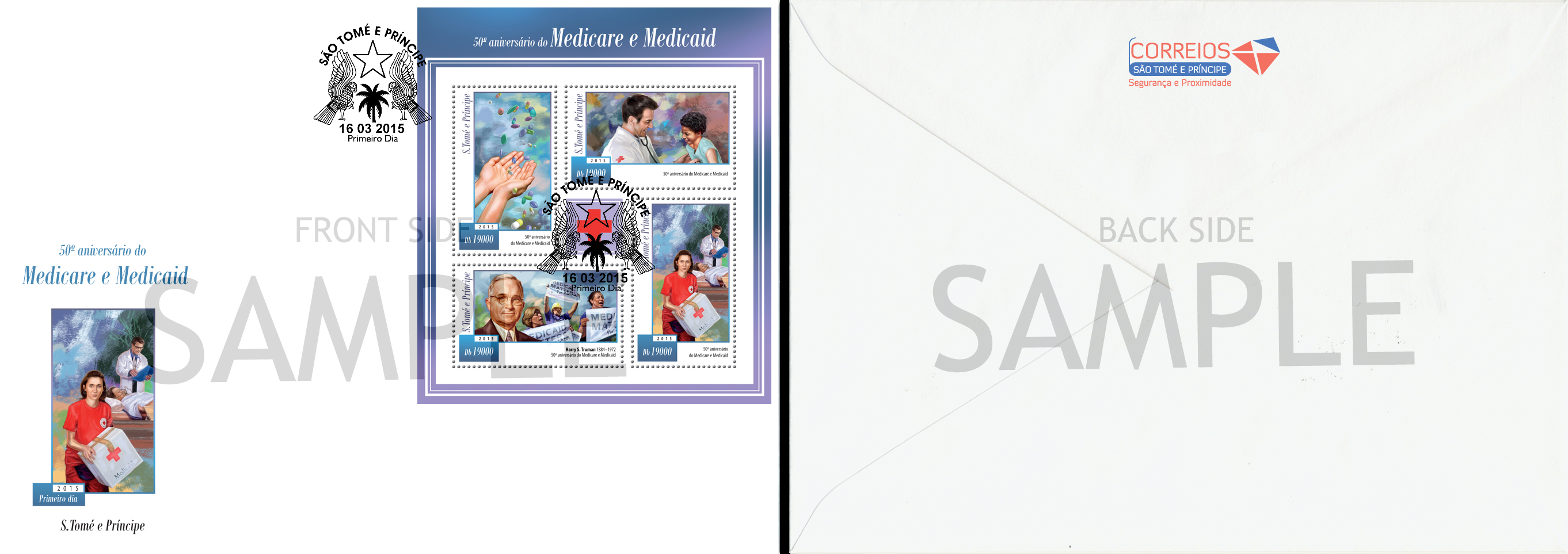FDC Sample - Issue of Sao Tome and Principe postage stamps