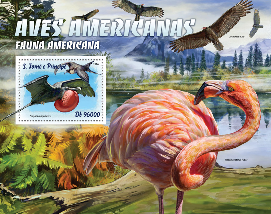 Birds - Issue of Sao Tome and Principe postage stamps