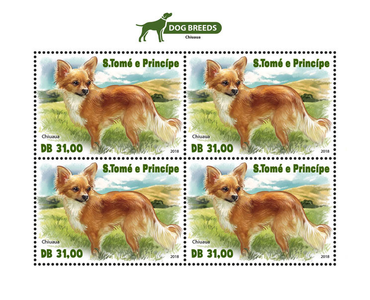 Dogs - Issue of Sao Tome and Principe postage stamps