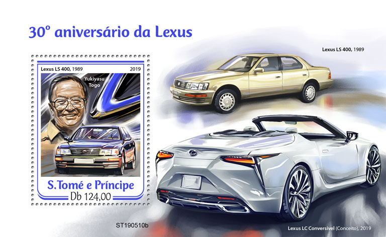 Lexus - Issue of Sao Tome and Principe postage stamps
