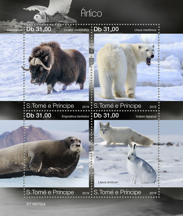 Arctic - Issue of Sao Tome and Principe postage stamps